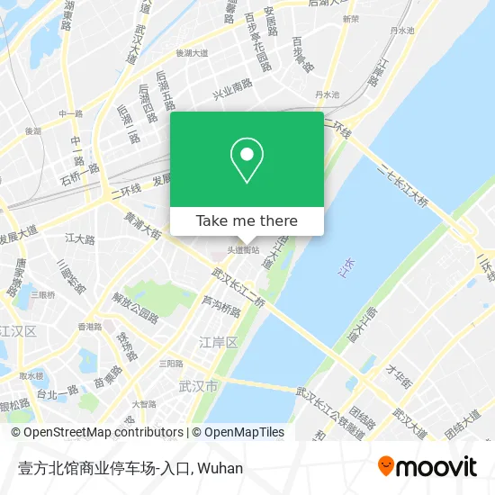 壹方北馆商业停车场-入口 map