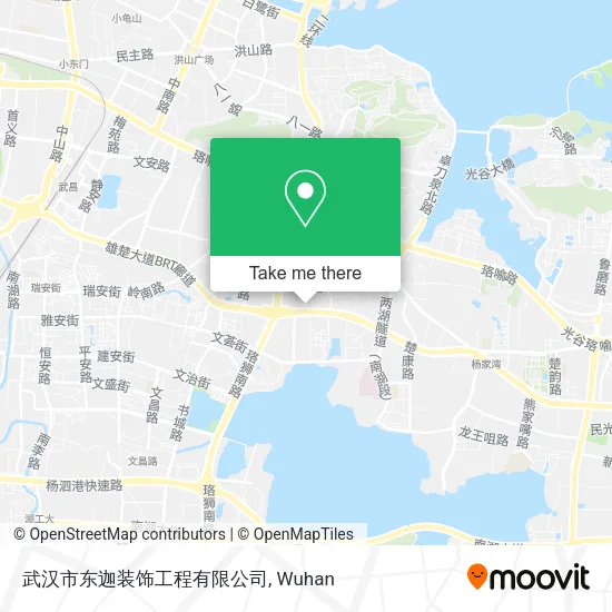 武汉市东迦装饰工程有限公司 map