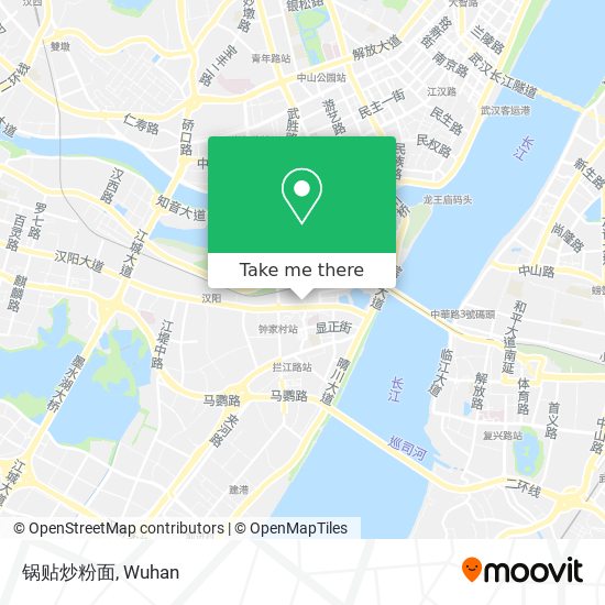 锅贴炒粉面 map