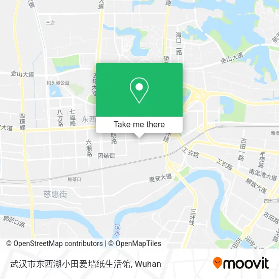 武汉市东西湖小田爱墙纸生活馆 map