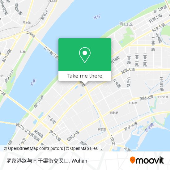 罗家港路与南干渠街交叉口 map