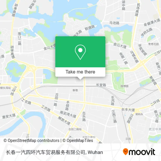 长春一汽四环汽车贸易服务有限公司 map