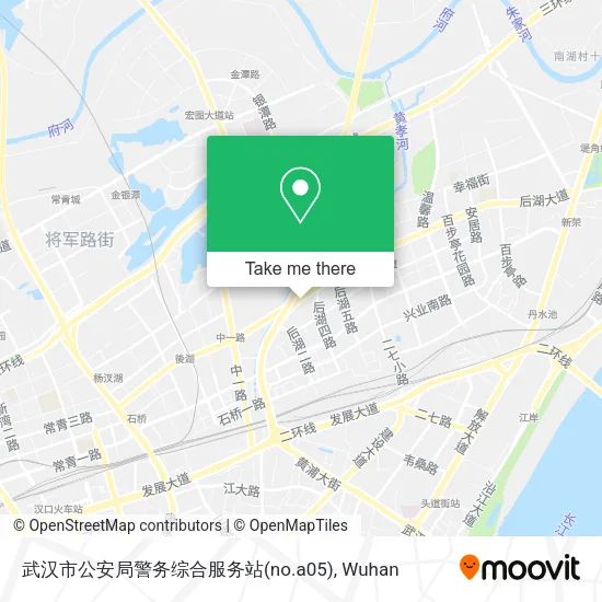 武汉市公安局警务综合服务站(no.a05) map