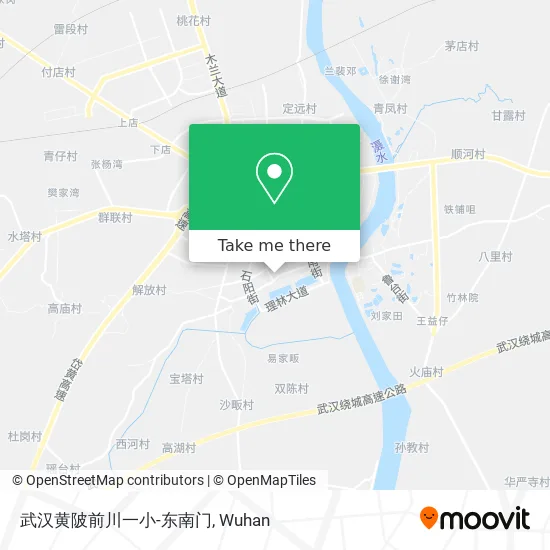 武汉黄陂前川一小-东南门 map