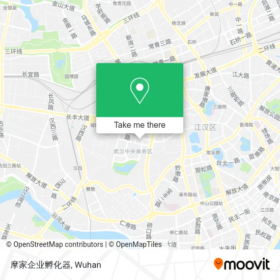 摩家企业孵化器 map