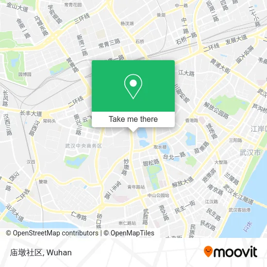 庙墩社区 map