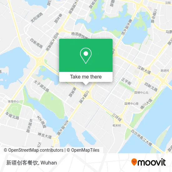 新疆创客餐饮 map