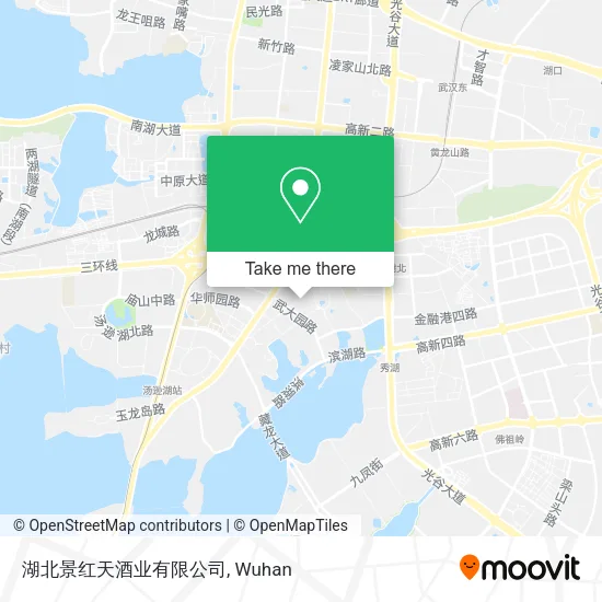 湖北景红天酒业有限公司 map