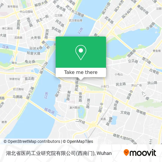 湖北省医药工业研究院有限公司(西南门) map