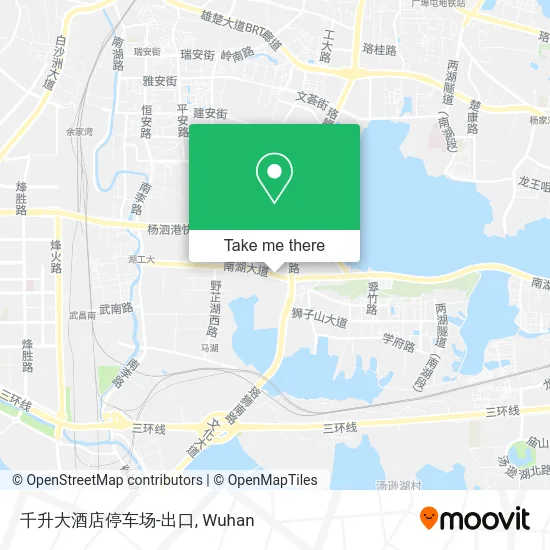 千升大酒店停车场-出口 map