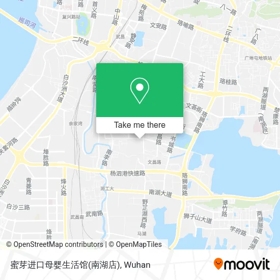 蜜芽进口母婴生活馆(南湖店) map