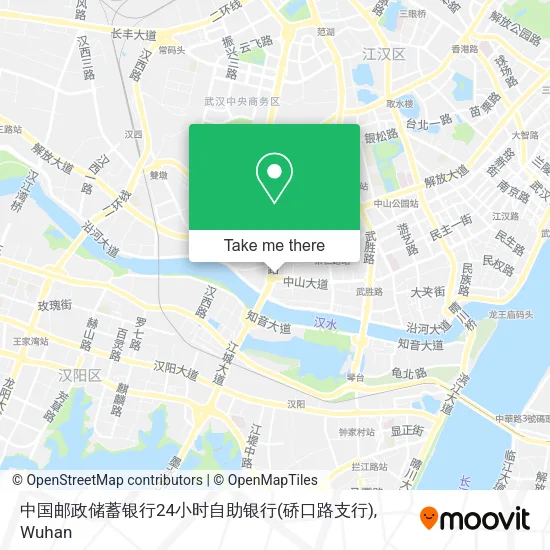 中国邮政储蓄银行24小时自助银行(硚口路支行) map