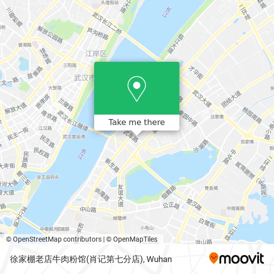 徐家棚老店牛肉粉馆(肖记第七分店) map