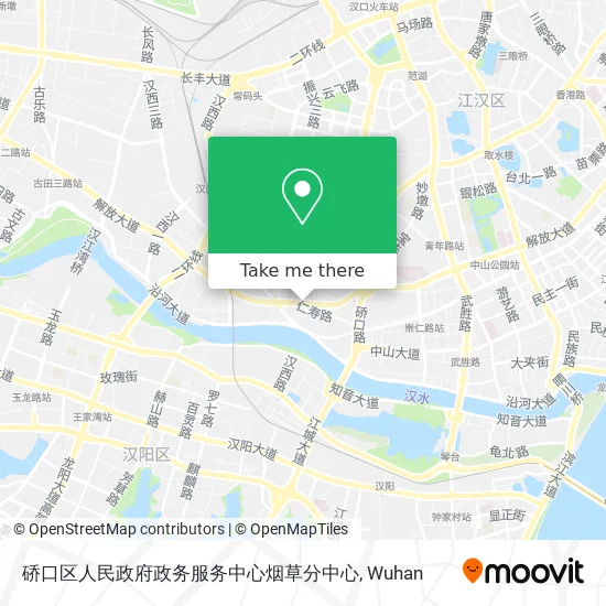 硚口区人民政府政务服务中心烟草分中心 map