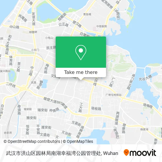武汉市洪山区园林局南湖幸福湾公园管理处 map