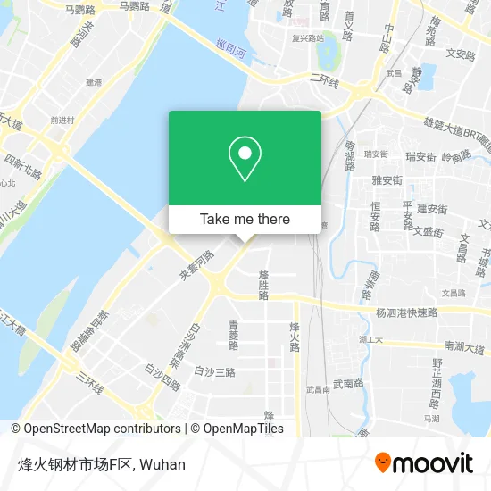 烽火钢材市场F区 map