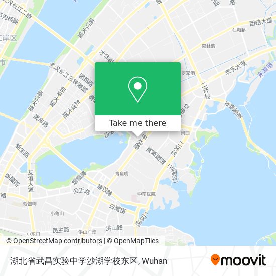 湖北省武昌实验中学沙湖学校东区 map