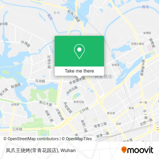 凤爪王烧烤(常青花园店) map