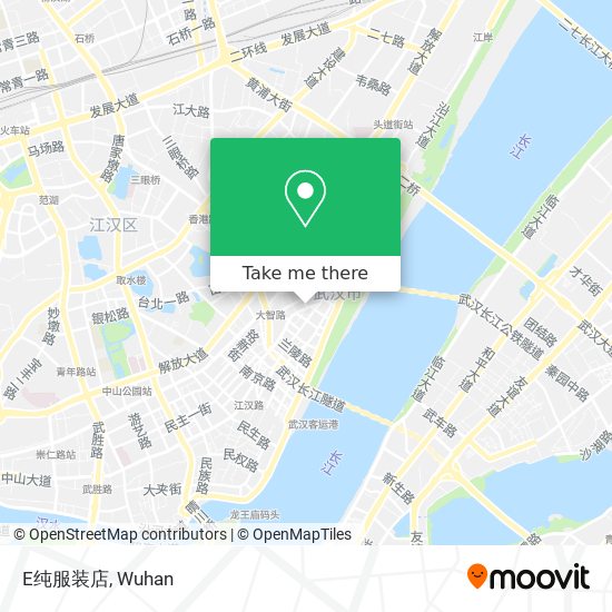 E纯服装店 map