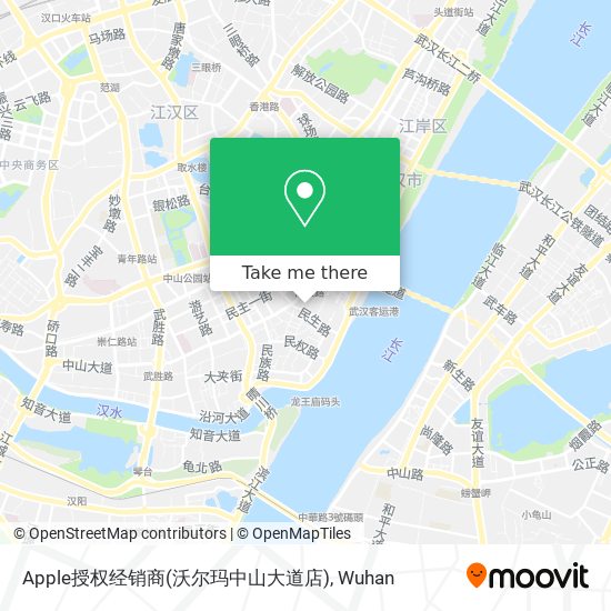 Apple授权经销商(沃尔玛中山大道店) map