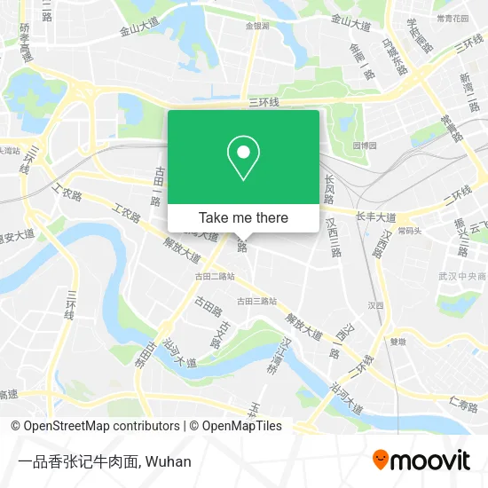 一品香张记牛肉面 map