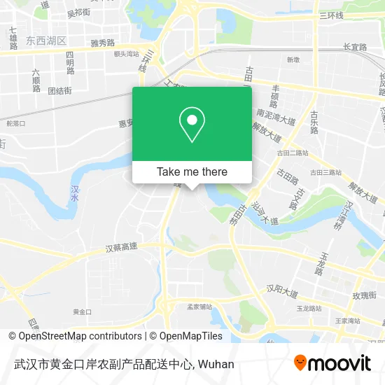 武汉市黄金口岸农副产品配送中心 map