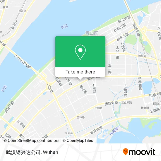 武汉钢兴达公司 map