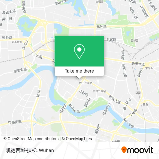 凯德西城-扶梯 map