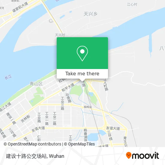 建设十路公交场站 map