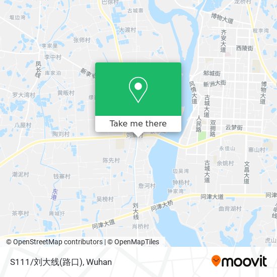 S111/刘大线(路口) map