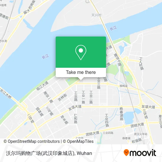 沃尔玛购物广场(武汉印象城店) map
