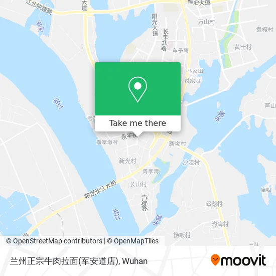 兰州正宗牛肉拉面(军安道店) map