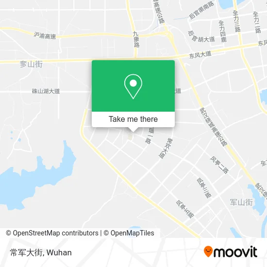 常军大街 map
