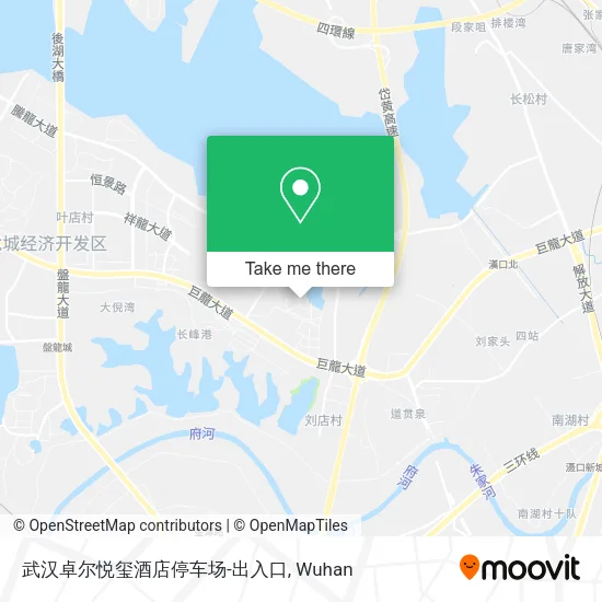 武汉卓尔悦玺酒店停车场-出入口 map
