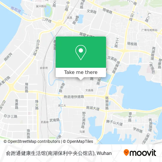 俞跗通健康生活馆(南湖保利中央公馆店) map