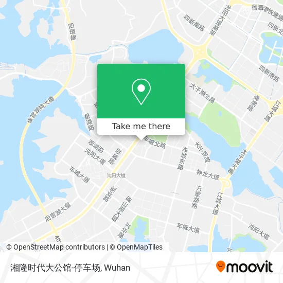 湘隆时代大公馆-停车场 map