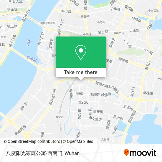 八度阳光家庭公寓-西南门 map