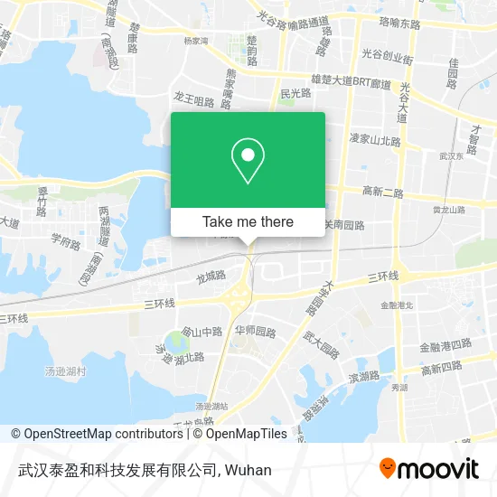 武汉泰盈和科技发展有限公司 map