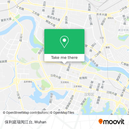保利庭瑞阅江台 map