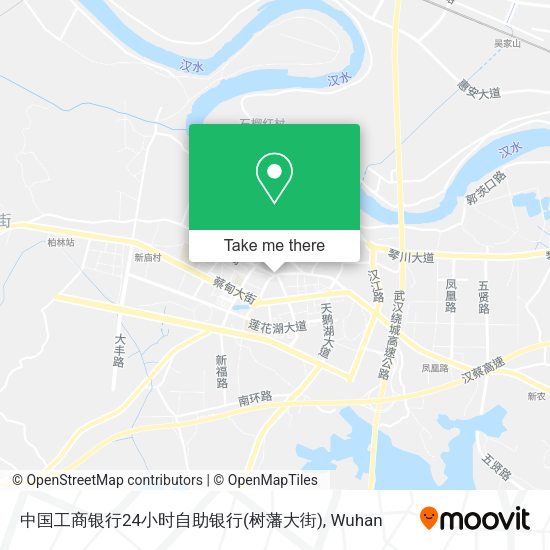 中国工商银行24小时自助银行(树藩大街) map