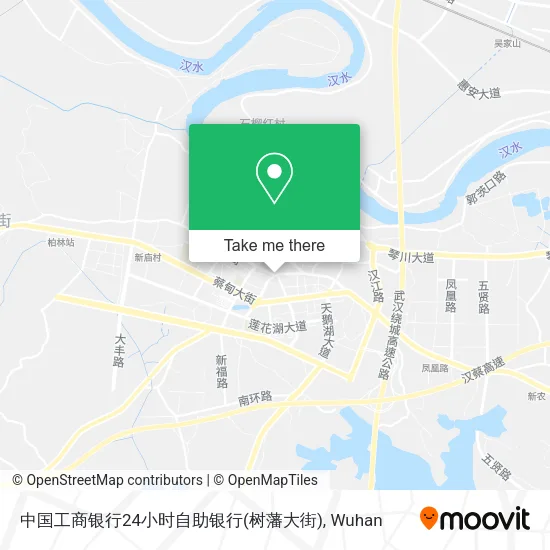 中国工商银行24小时自助银行(树藩大街) map