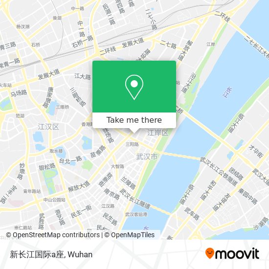 新长江国际a座 map