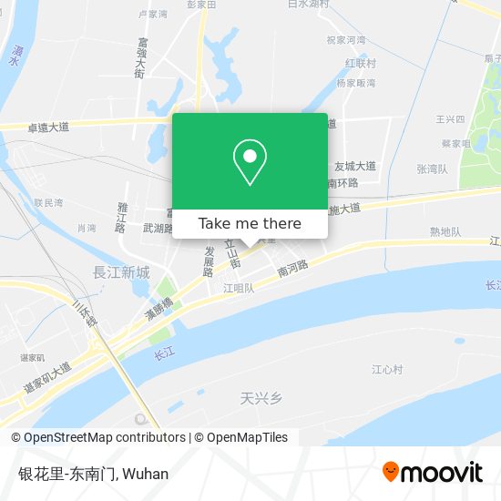 银花里-东南门 map
