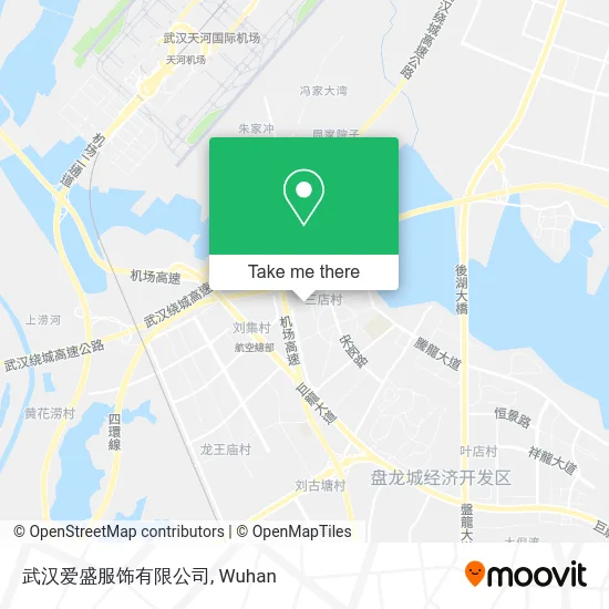 武汉爱盛服饰有限公司 map