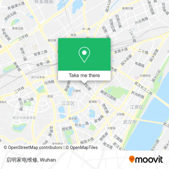 启明家电维修 map