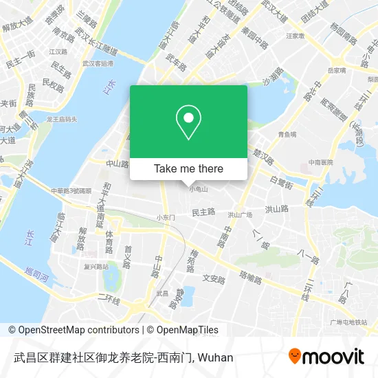 武昌区群建社区御龙养老院-西南门 map