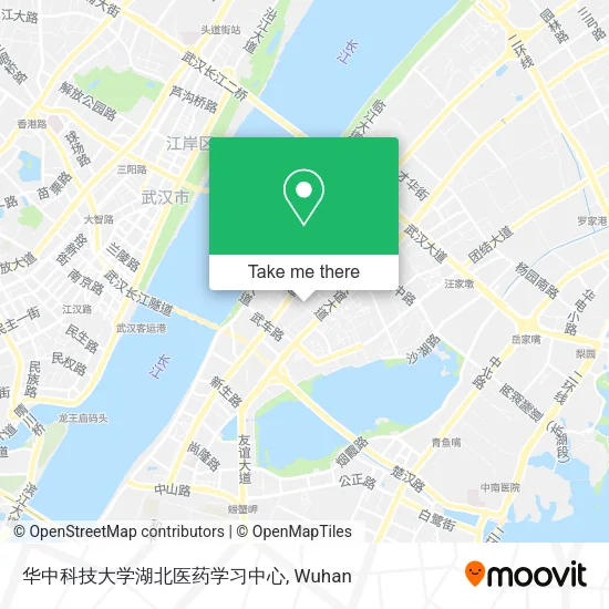 华中科技大学湖北医药学习中心 map