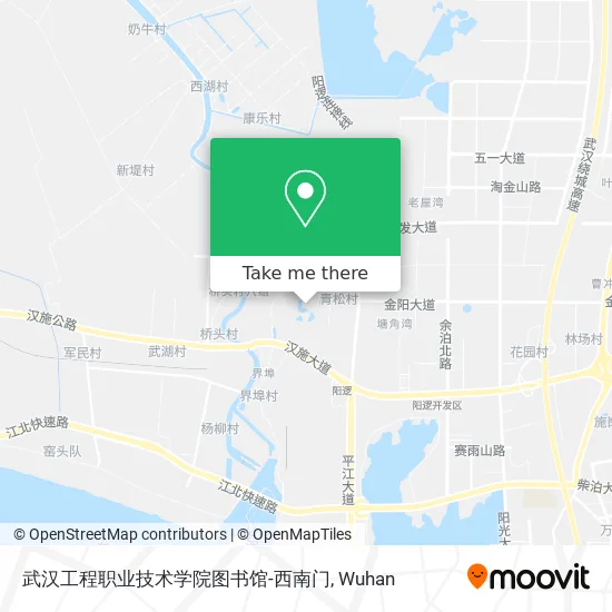 武汉工程职业技术学院图书馆-西南门 map