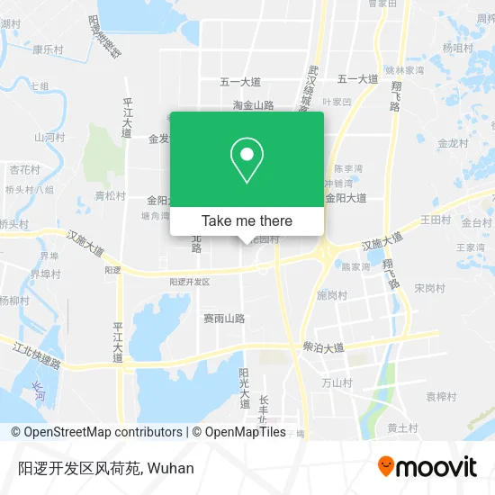 阳逻开发区风荷苑 map