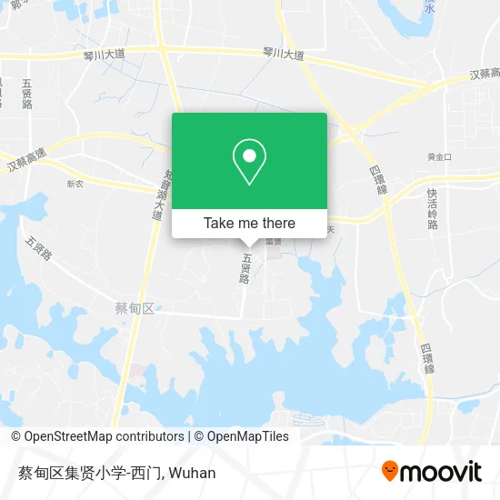 蔡甸区集贤小学-西门 map